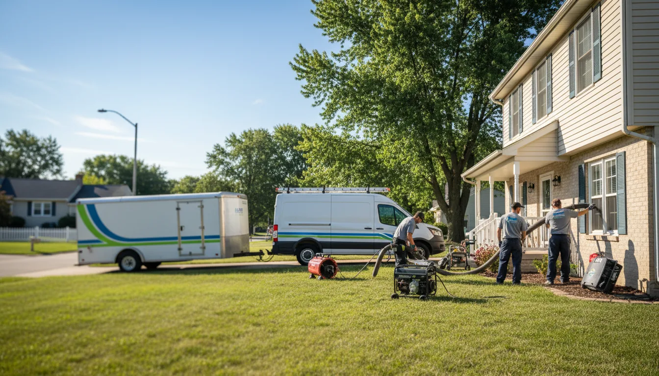 Flooded Basement Restoration And Cleanup With Repair in Midway, AR near me